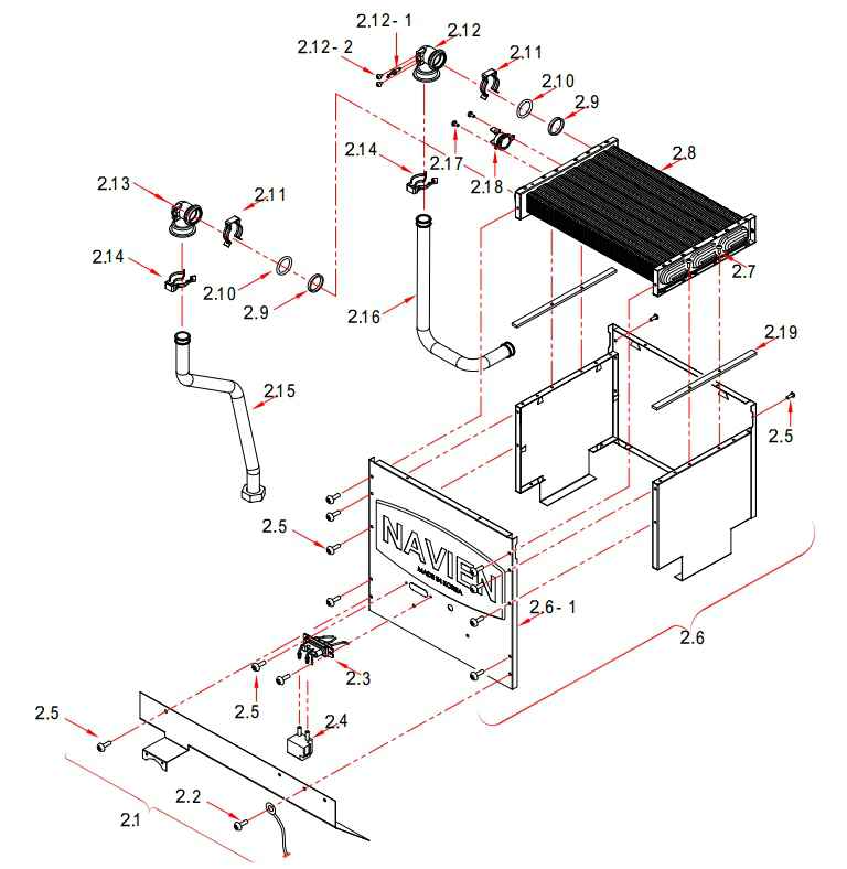 запчасти Navien atmo 24 A
