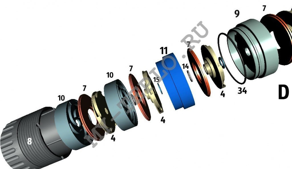 запчасти для насоса Джилекс Водомет 55/35
