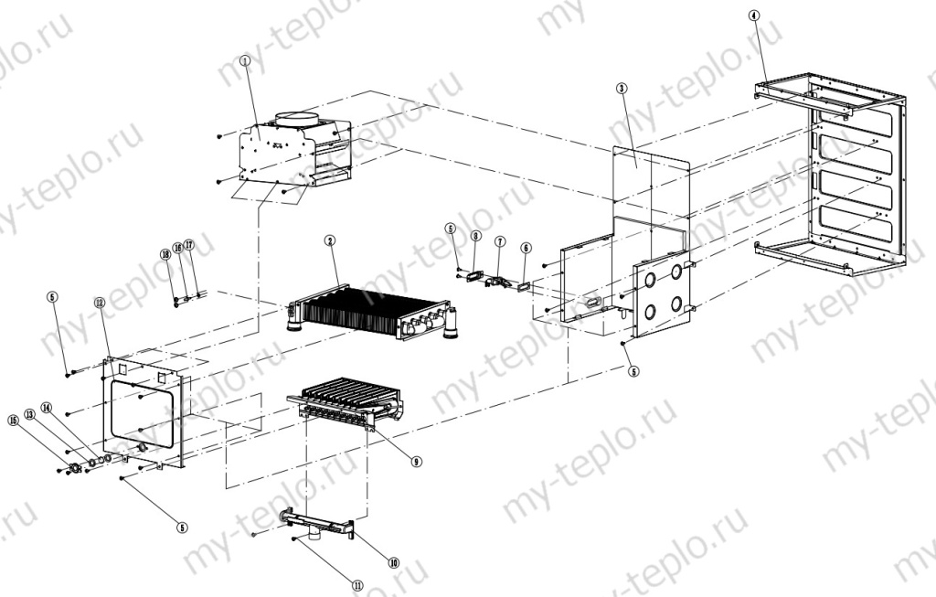 Запчасти Navien HEATATMO NGB150 24A купить в Тамбове