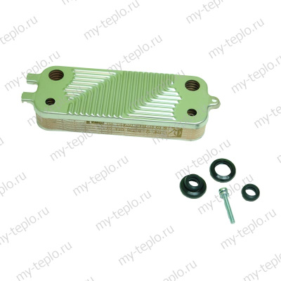 Bosch/Buderus теплообменник вторичный U072-18K_WBN6000-18C (87186446230)