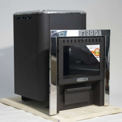 Печь банная (каменка) Кубань (со стеклом)