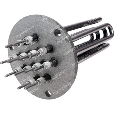 Блок ТЭНБ 12 кВт (220/380) плоский фланец (для Сангай) углерод. ст (umtSANGAY12ugl)